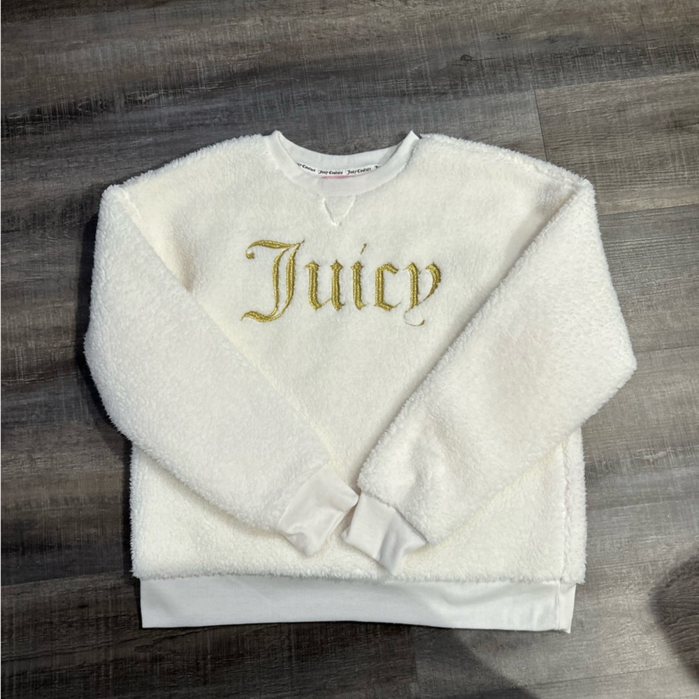 Juicy Contour Fuzzy Crewneck
